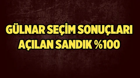 Gülnar Referandum Sonuçları 2017, Evet Hayır Oy Oranları