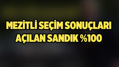 Mezitli Referandum Sonuçları 2017, Evet Hayır Oy Oranları