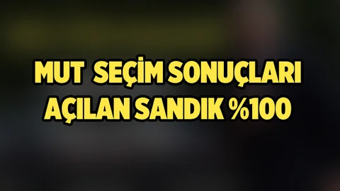 Mut Referandum Sonuçları 2017, Evet Hayır Oy Oranları