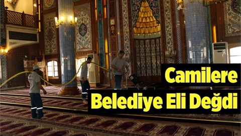 Akdeniz Belediyesinden İbadethanelerde Temizlik Seferberliği