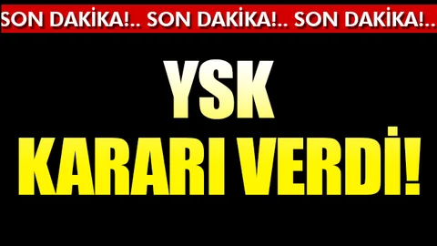 YSK'dan Flaş Referandum Kararı