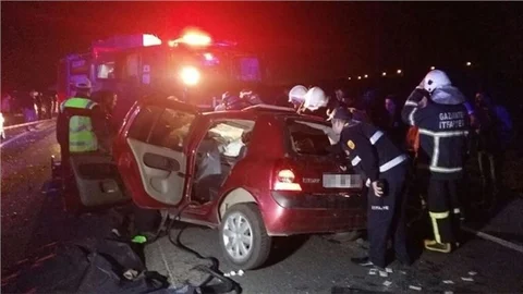 Gaziantep'te zincirleme kaza: 5 ölü, 6 yaralı
