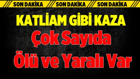 Şanlıurfa'da Katliam Gibi Kaza
