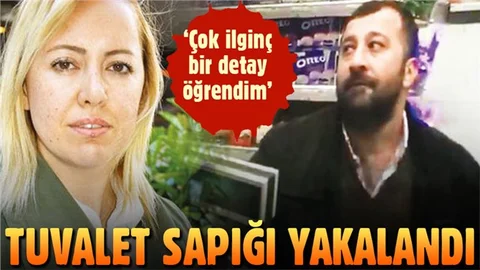 Benzin istasyonundaki tuvalet sapığı yakalandı