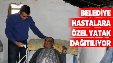 Erdemli Belediyesinden Hastalara Özel Yatak