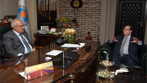 Şili Büyükelçisinden Başkan Kocamaz'a Ziyaret