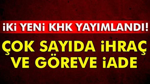 İki yeni KHK yayımlandı. Binlerce İhraç Var