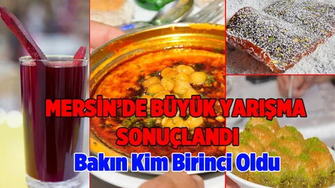 Şalgam, Humus, Cezerye Ve Baklava Yarışması Sonuçlandı 