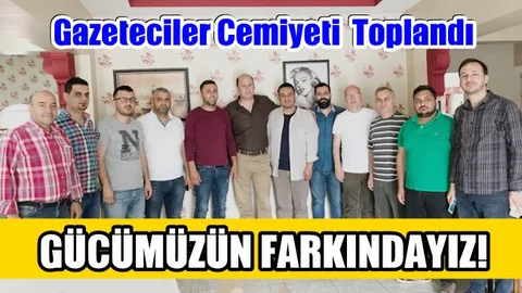 Gazeteciler Cemiyeti Başkanı Geçim "Gücümüzün Farkındayız"