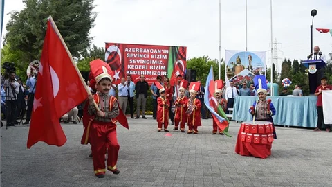 Azerbaycan'ın Merhum Cumhurbaşkanı Aliyev, Tarsus’ta anıldı