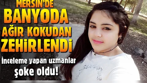 Mersin'de iki kardeş banyo giderindeki ağır kokudan zehirlendi!