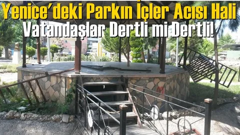 Tarsus Yenice Uğur Mumcu Parkı Kötü Durumda