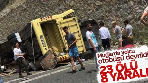 Muğla'da katliam gibi kaza