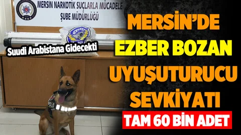 Mersin'de Su Pompası İçinde Uyuşturucu Sevkıyatı 