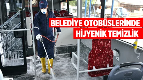 Belediye Otobüslerinde Hijyenik Temizlik