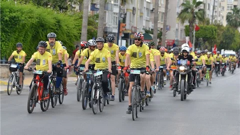 4. Mersin Caretta Bisiklet Festivali Başladı