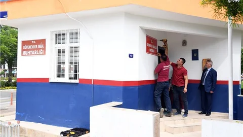 Mersin'de Muhtarlık Binaları Yenileniyor