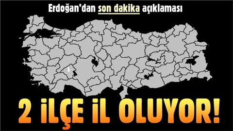 Erdoğan açıkladı: Cizre ve Yüksekova il oluyor