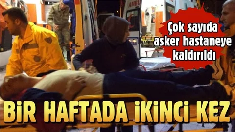 Manisa’da 70 asker hastaneye kaldırıldı