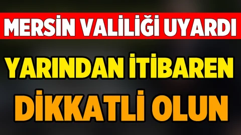 Mersin Valiliğinden Tren Hattı Uyarısı