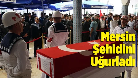 Mersinli şehit Mustafa Sarı son yolculuğuna uğurlandı