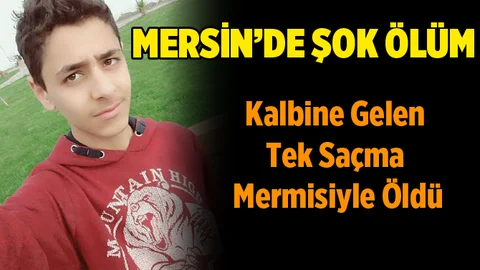 Mersin'de 17 Yaşındaki Genç Tek Saçma Mermisiyle Öldü