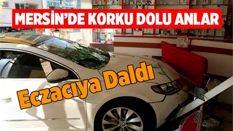 Mersin'de Kontrolden Çıkan Otomobil, Ecnazeye Girdi