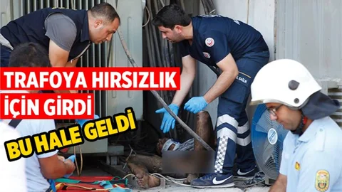 Hırsızlık İçin Girdiği Trafoda Facia Yaşandı