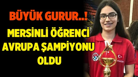 Mersinli Öğrenci Avrupa Satranç Şampiyonu Oldu