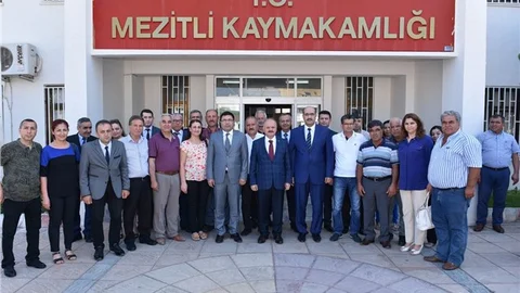 Mersin Valisi Çakacak Veda Ziyaretlerine Başladı