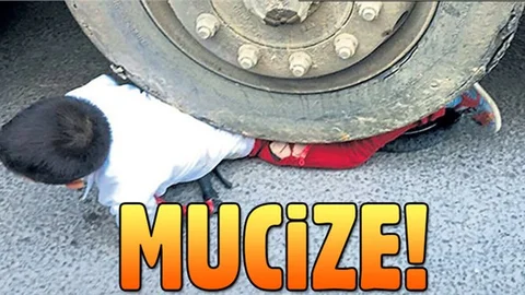 Kamyonun Tekeri Altında Kalan Çocuk Yaralı Kurtuldu