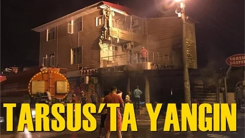 Tarsus'ta Korkutan Yangın