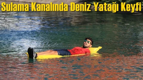 40 Dereceyi Bulan Sıcaklarda Serinlemenin Farklı Yöntemi