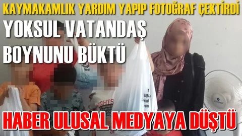 Yoksul Vatandaşın Boynu Büküldü, Fotoğrafa Tepki yağdı