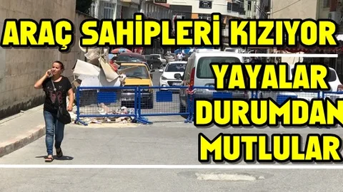 Kolej Yolu Kapandı, Araç Sahipleri Kızıyor,Yayalar Seviniyor