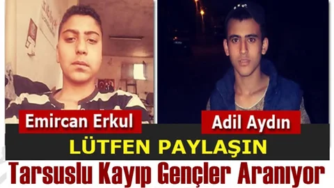 Mersin'de Kayıp 2 Genç Her Yerde Aranıyor