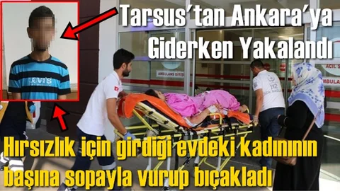 Hırsızlık Zanlısı Ayak İzinden Tarsus'tan Ankara'ya Giderken Yakalandı