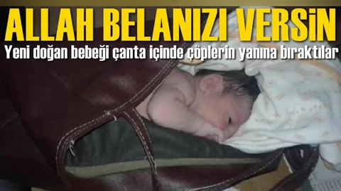 Yeni Doğan Bebeği Sokağa Attılar