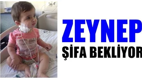 Minik Zeynep’e 1.5 ay içerisinde uygun donör bulunması gerekiyor