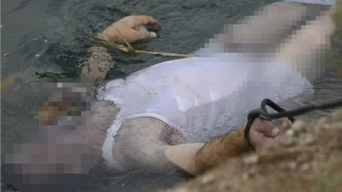 Cesedi sulama kanalında bulundu