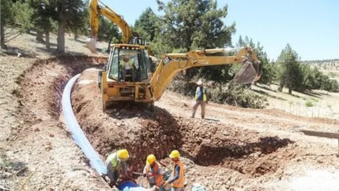 Mersin'de Aksıfat Grup Mahalleri İçmesuyu Sorunu Çözülüyor