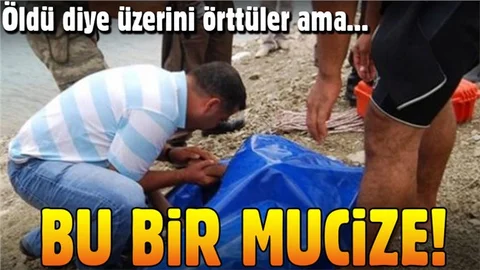 Öldü diye üzerini bile örttüler ama... 