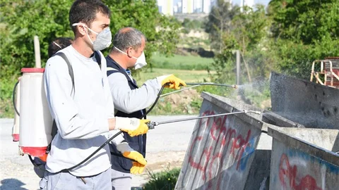 Büyükşehi̇r'den Haşere İ̇le Etki̇n Mücadele