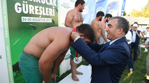 Şampi̇yonlar Gülnar’da Kurulan Er Meydanında Buluştu