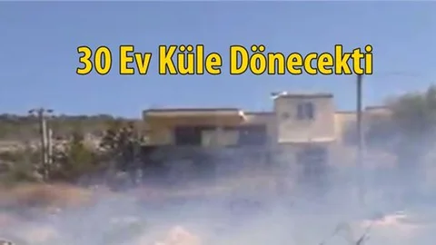 Kopan Elektrik Telleri 30 Evi Yakıyordu