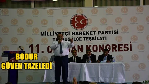 MHP Tarsus İlçe Kongresi Yapıldı, Ertuğrul Bodur 281- Erhan Karacan 41