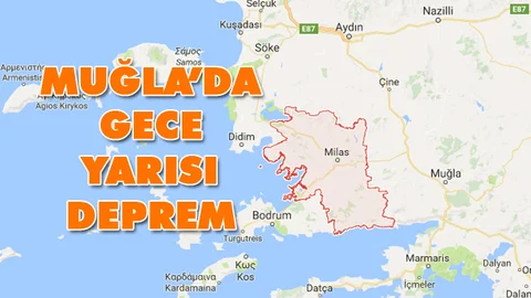 Muğla Gece Yarsısı 4 Büyüklüğündeki Depremle Sallandı