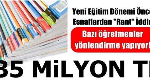 Tarsus’ta Kırtasiyecilerden “Okullarda Oluşturulan 35 Milyon TL Ranta” Tepki
