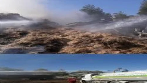 Mut'ta Samanlık Yangını Korkuttu