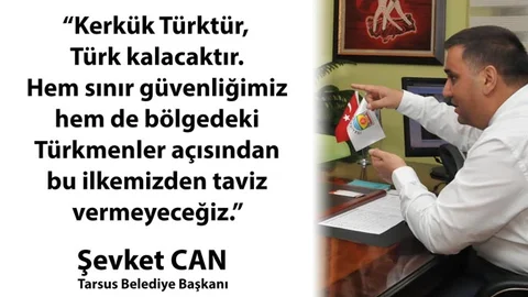 Başkan Can, “Kerkük Türktür, Türk Kalacak”